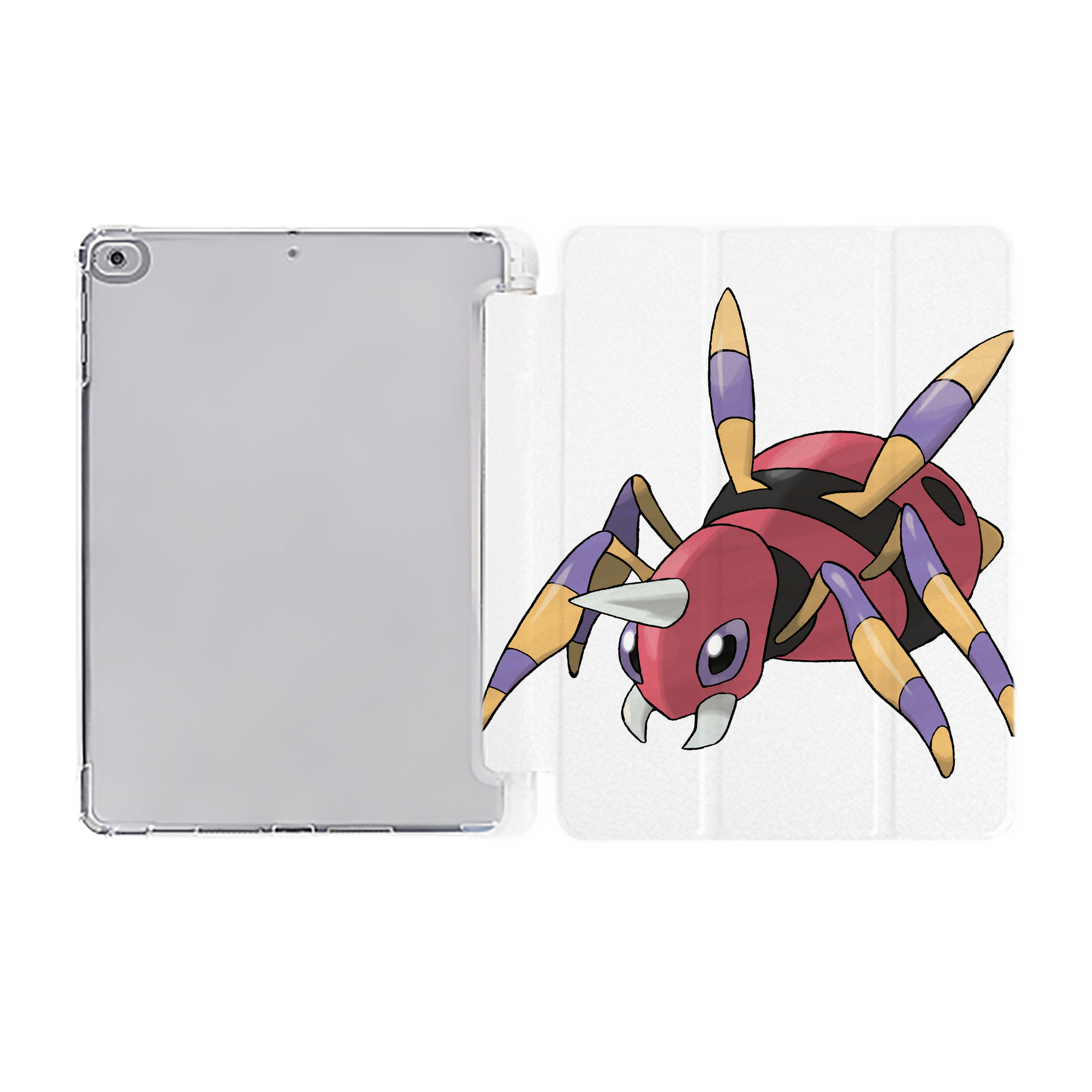 （画像用） ポケットモンスター Pokémon IPad ケース ペン収納付き 三つ折りスタンド PUレザー×シリコン 対応機種9.5/10.5/10.9インチ